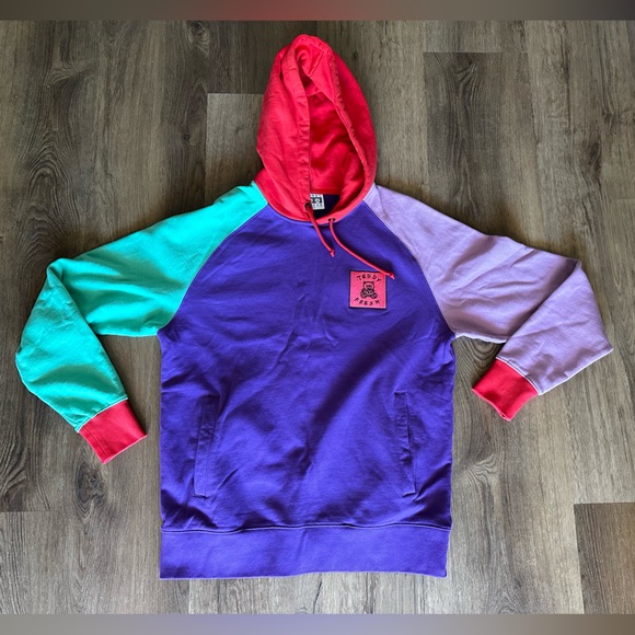 🧸Teddy Fresh Color Block Hoodie Hooded Sweatshirt Size Large🧸 - Picture 8 of 8